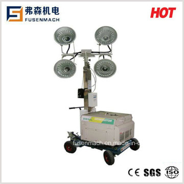 400W Mobile Light Tower with Generator (LT12C)